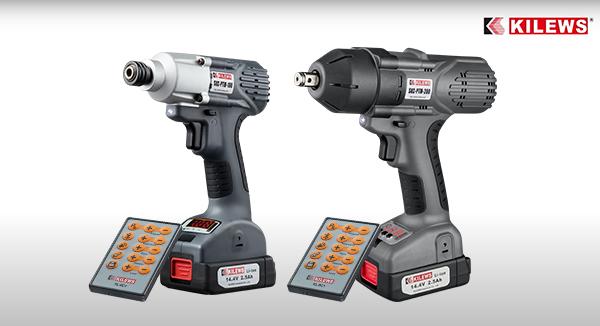 Bộ vặn vít sạc pin va đập cài đặt lực vặn đa cấp thông minh KILEWS dòng SKC-PTM